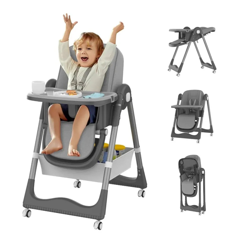 Adjustable High Chair (Convertible to Toddler Seat)