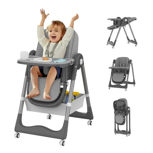 Adjustable High Chair (Convertible to Toddler Seat)