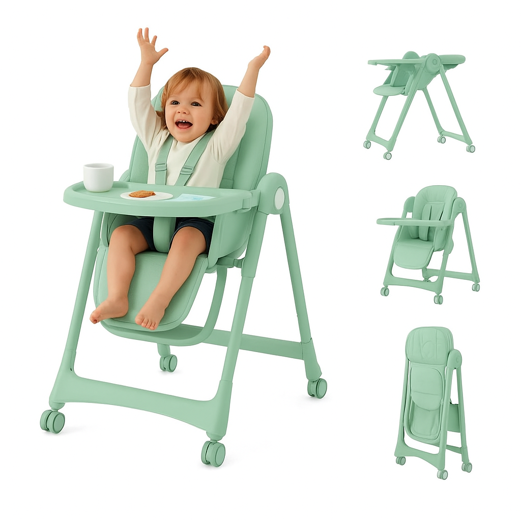 Adjustable High Chair (Convertible to Toddler Seat)