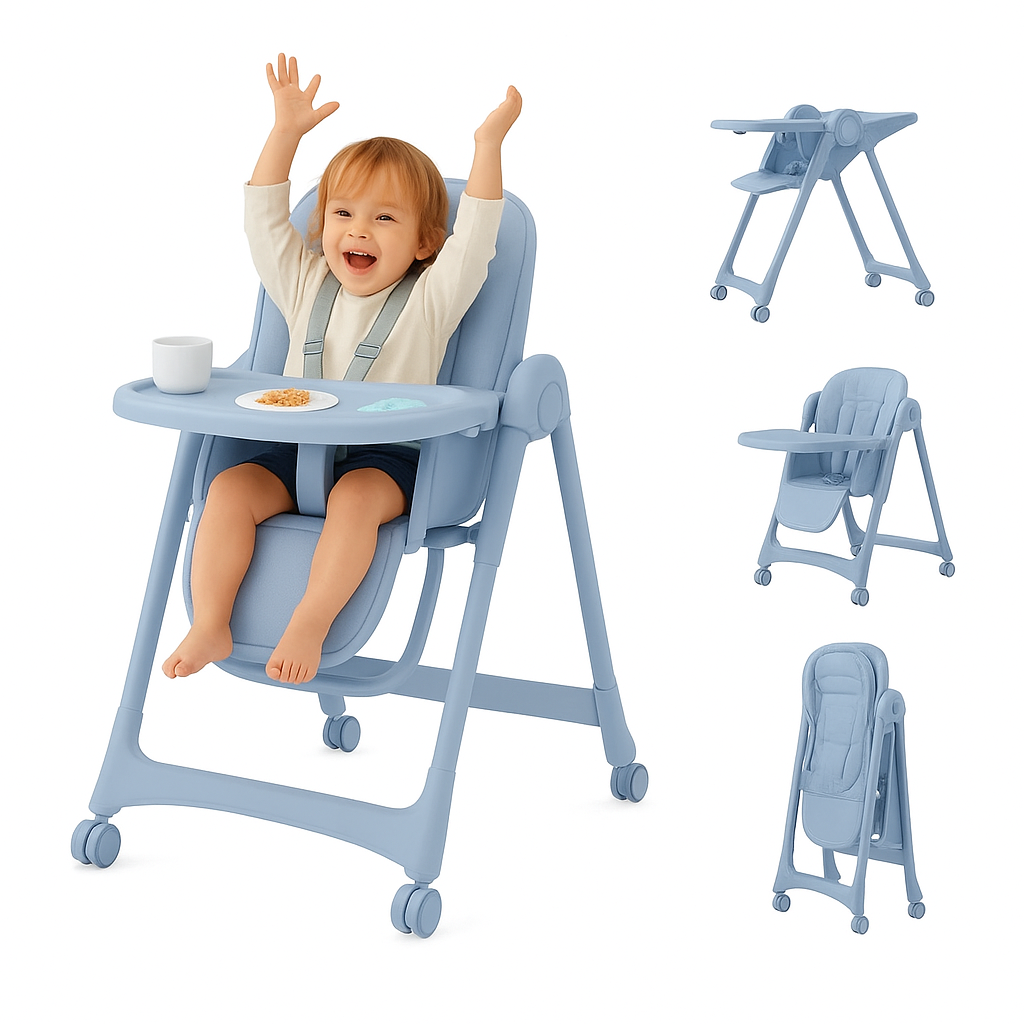 Adjustable High Chair (Convertible to Toddler Seat)