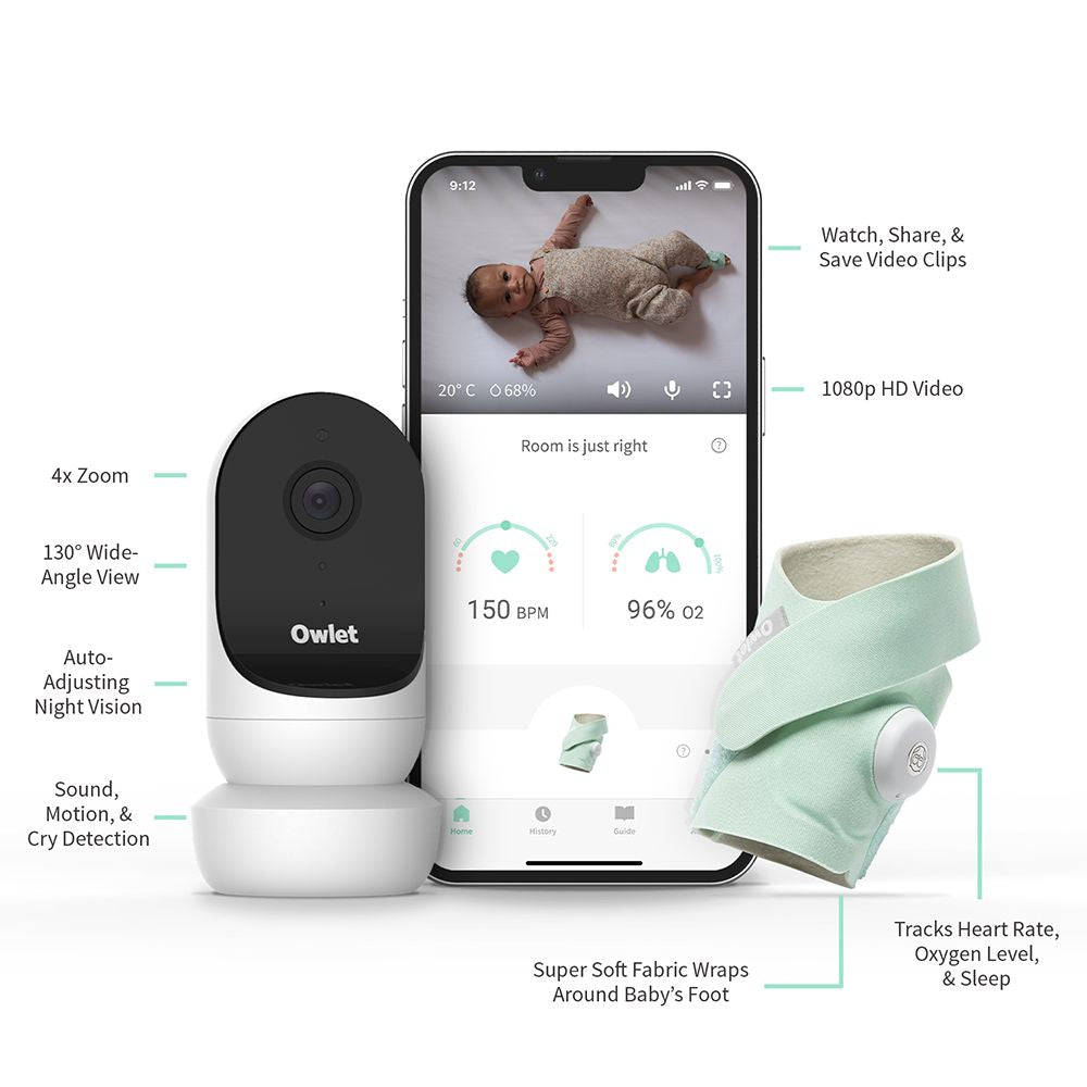 Smart Baby Monitor with Camera & App