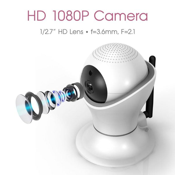 Smart Baby Monitor (HD, Wi-Fi, Night Vision)