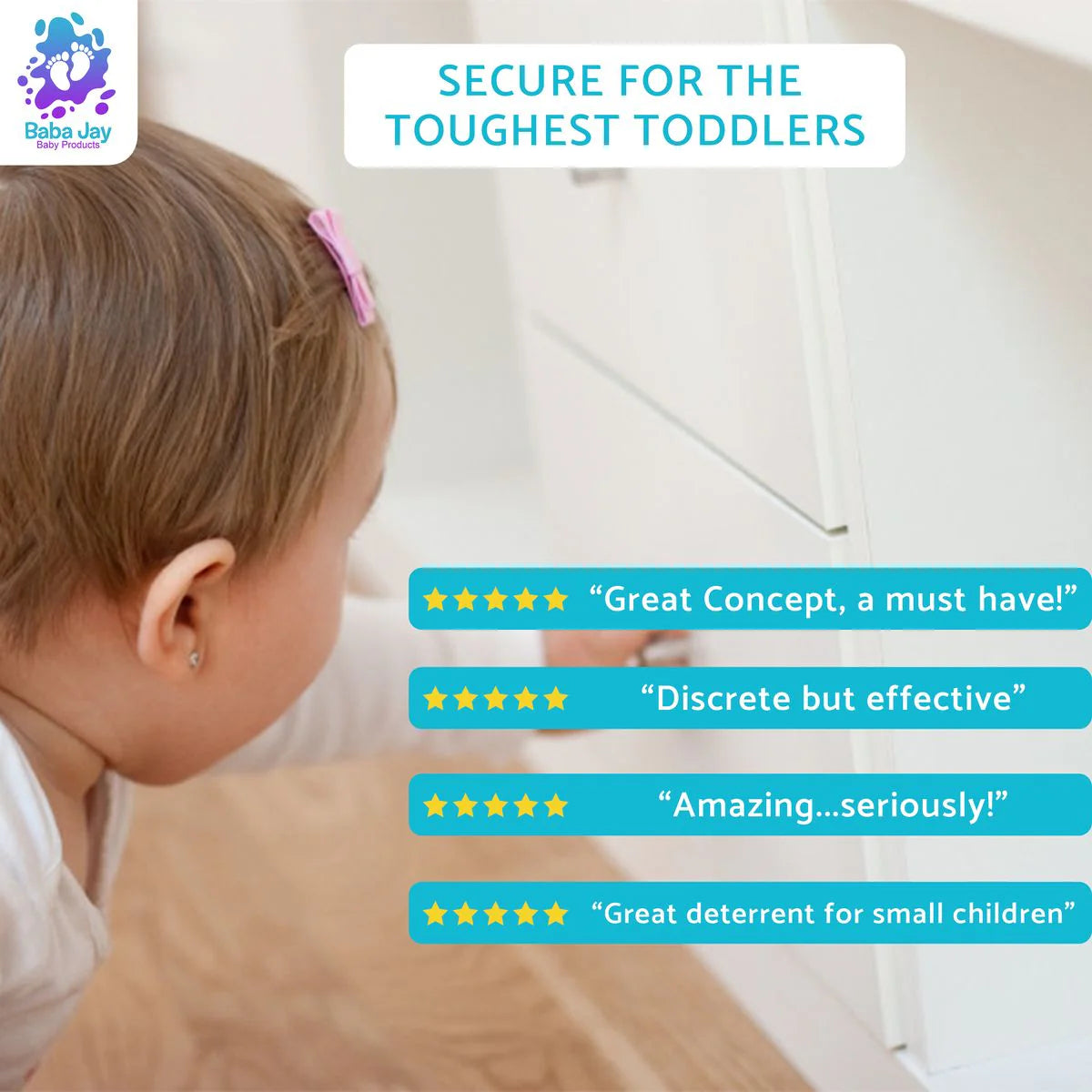 Magnetic Baby Safety Locks (10 Locks & 2 Keys)